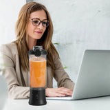 New Portable Blender 600ML Electric Juicer Fruit Mixers 4000mAh USB Rechargeable Mini Smoothie Blender Orange Juicer Machine Aimak Store