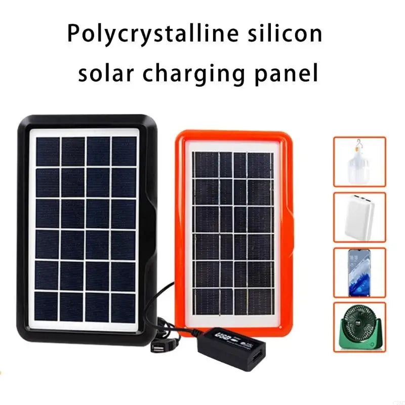 Efficient 10W Solar Phone Charging with USB Port Phone Charging Waterproof Solar Charging for Hiking Camping & Travel Need C7AC Aimak Store