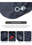 Outdoor Camping Inflatable Mattress Sleeping Pad With Pillows Ultralight Air Mat Built In Inflator Pump Hiking Aimak Store