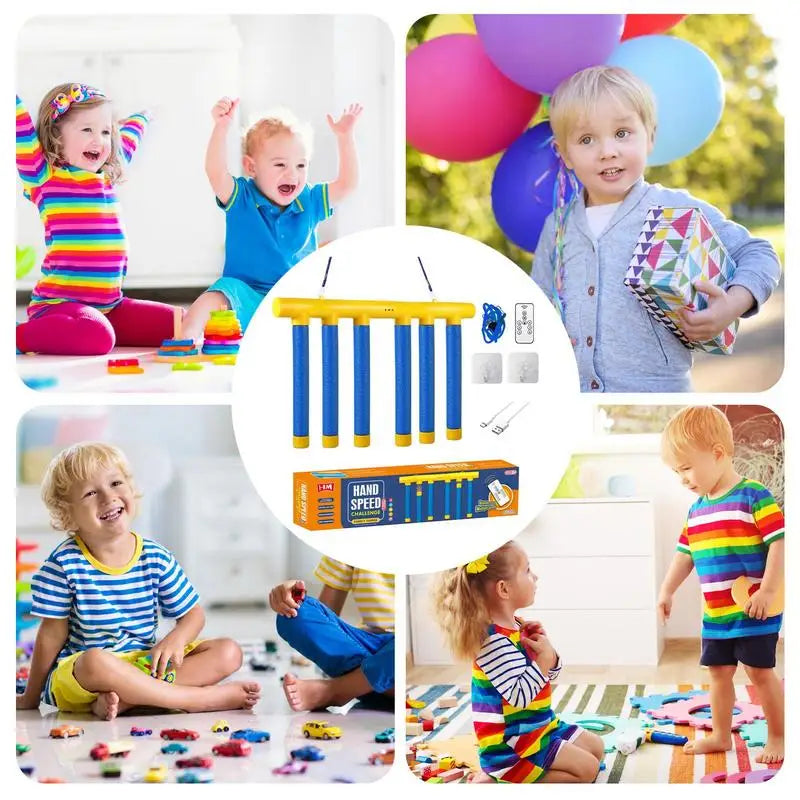 Falling Sticks Catching Game Reflex Challenge Competitive Game Adjustable Falling Speed RC Catching Sticks Game testing Reaction Aimak Store