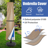 Oxford Cloth Waterproof Parasol Cover Outdoor Garden Patio Anti-UV Windproof Rainproof Sunshade Umbrella Cover with Pole &Zipper Aimak Store