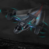 Remote Control Helicopter Drone 480P Camera Fighter UAV Land Air Mode Aircraft Brushless RC Drones for Children Kids Plane Toys Aimak Store