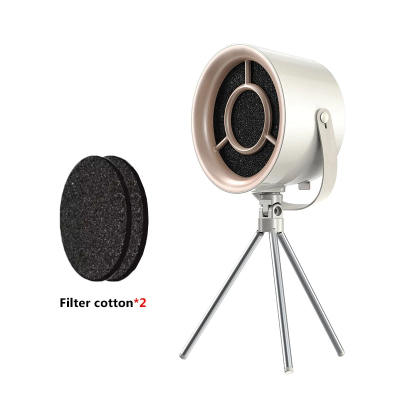 Desktop mini range hood large suction home restaurant hot pot barbecue deodorization fume purifier portable smoke exhaustmachine Aimak Store