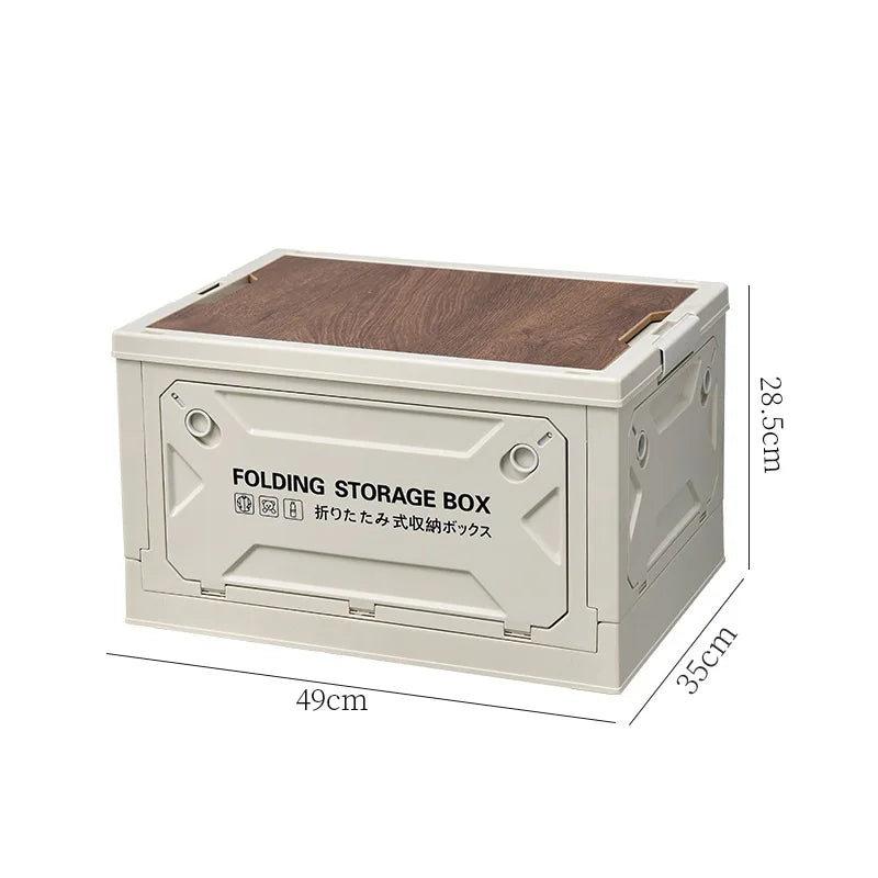 1PC Collapsible Outdoor Camping Car Storage Box Multi-Functional Storage Box Table Dual-Purpose Car Trunk Organizer Aimak Store