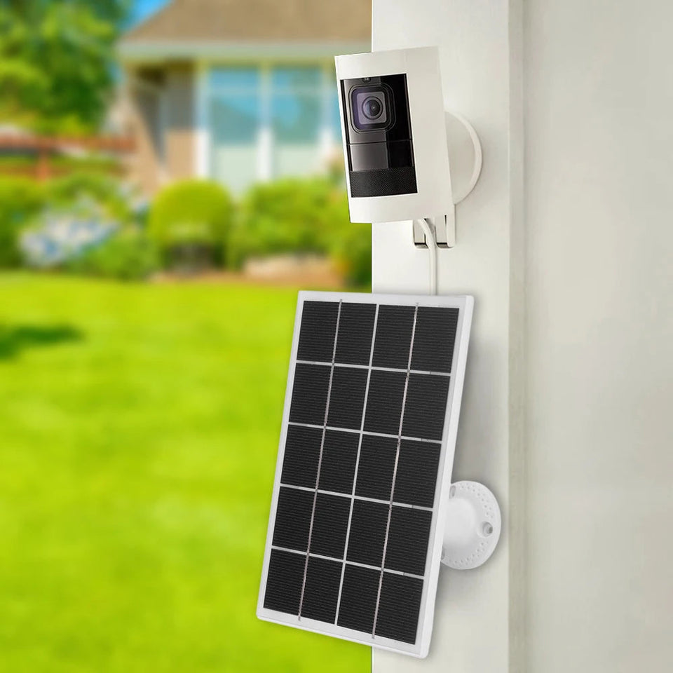 8W 5V Solar Panel Charger Type-c/DC5521 Solar Panel Kit IPX6 Waterproof Outdoor Solar Charger for Security Camera/Home Light Aimak Store