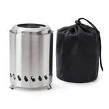 Outdoor Camping Smokeless Stove Portable Stainless Steel Burner Heater Mini Fire Stove Campfire Stove Pit Fire Basin Equipment Aimak Store