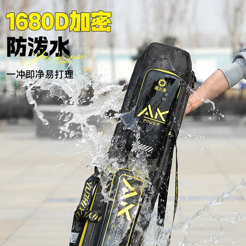 YUZHIYUAN 2025 New Fishing Rod Bag Lightweight Waterproof Wear-resistant Sea Rod Bag Special Fishing Big Belly Storage Bag Aimak Store