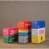 New Container Mini Iron Box Small Container Model Storage Box Creative Desktop Ornament Storage Rack Multi-Functional Metal Box Aimak Store