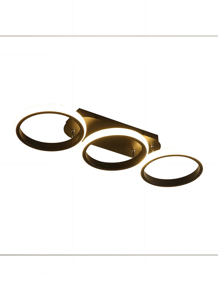 Square LED Ceiling Light Modern Black For Hallway Bedroom Checkroom Living Room Office Restaurant Staircase Lighting Fixtures Aimak Store