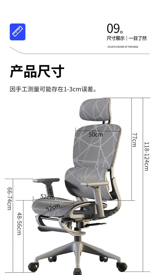Silla Ergonómica Computer Home Office Chair Family Back Comfortable Seat Hollow Study Long Sitting Ergonomic Chair Aimak Store