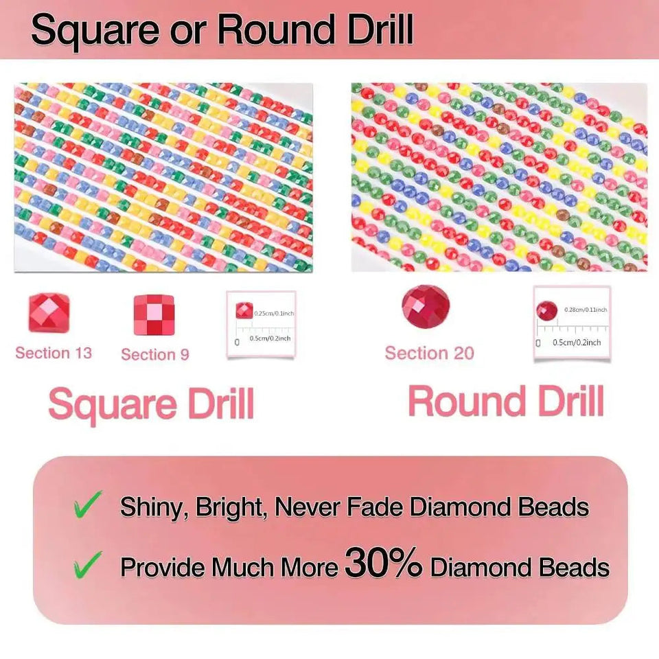 Huacan Wild Horses Diamond Painting Artistic Landscape Gem Canvas Wall Art Diamond Embroidery Full Round Rhinestones Aimak Store