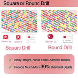 Huacan Wild Horses Diamond Painting Artistic Landscape Gem Canvas Wall Art Diamond Embroidery Full Round Rhinestones Aimak Store