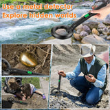Metal Detector IP66 Waterproof Portable High Sensitivity Metal Detector Underground UnderwaterMultipurpose Metal Finder Aimak Store