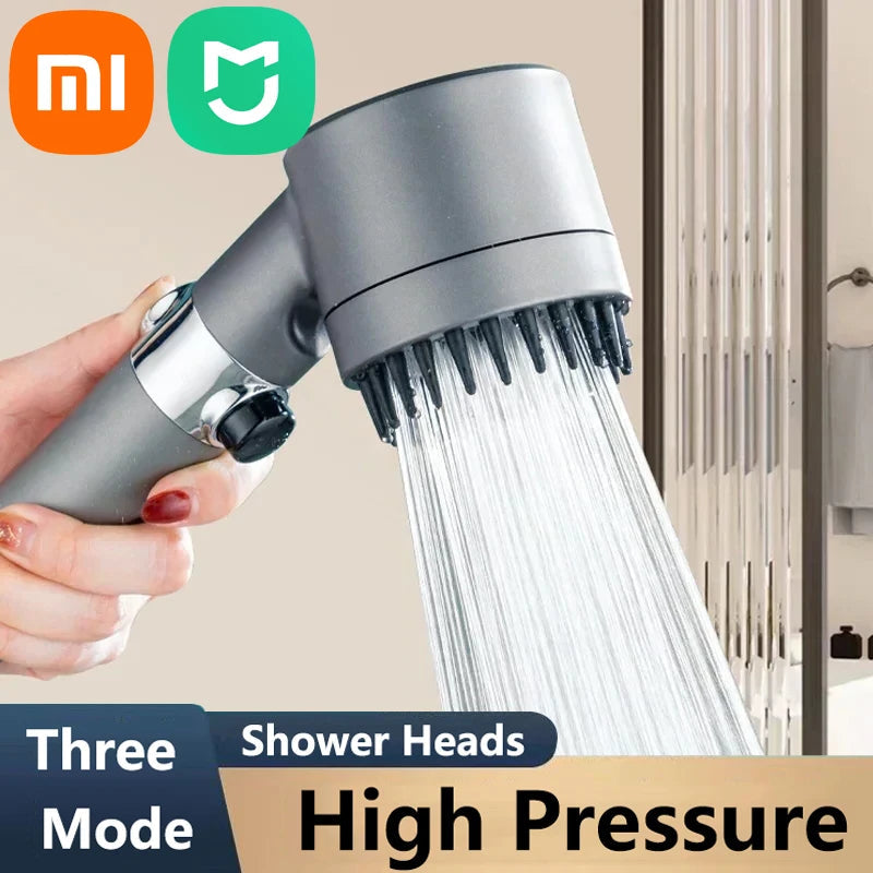 Xiaomi MiJia Shower Head High Pressure Filter Showerhead 3 Mode Water Saveing Massage Shower Head with Hose Bathroom Accessories Aimak Store