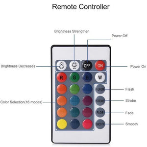 10 LEDs Submersible Light with Remote Control Underwater Night Lamp for Pool Vase Bowl Wedding Party Decoration Underwater Light Aimak Store