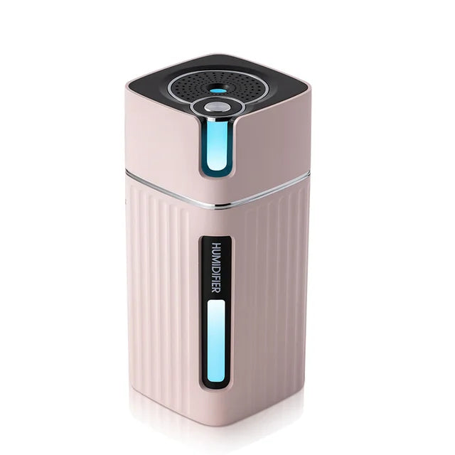 Air Humidifier Ultrasonic Smart Cool Mist Aroma Diffuser HumidifiersWith Color LED Light Mist Maker Fogger For Office Car Home Aimak Store