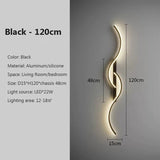 LED Wall Lamp Smart Remote Control Bedroom Bedside Living Room Staircases 60/80/100/120CM Led Home Lighting Wall Sconces Lustre Aimak Store