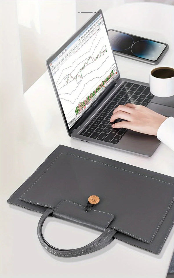 Lightweight Laptop Bag/Business Bag Briefcase, Large Capacity Storage Bag ,Applicable MacBook Air 13 Pro 14 16 Huawei 15.6 Inch Aimak Store