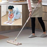 Flat Mop with Stainless Steel Handle, come with Reusable Washable Mop Cloths Aimak Store