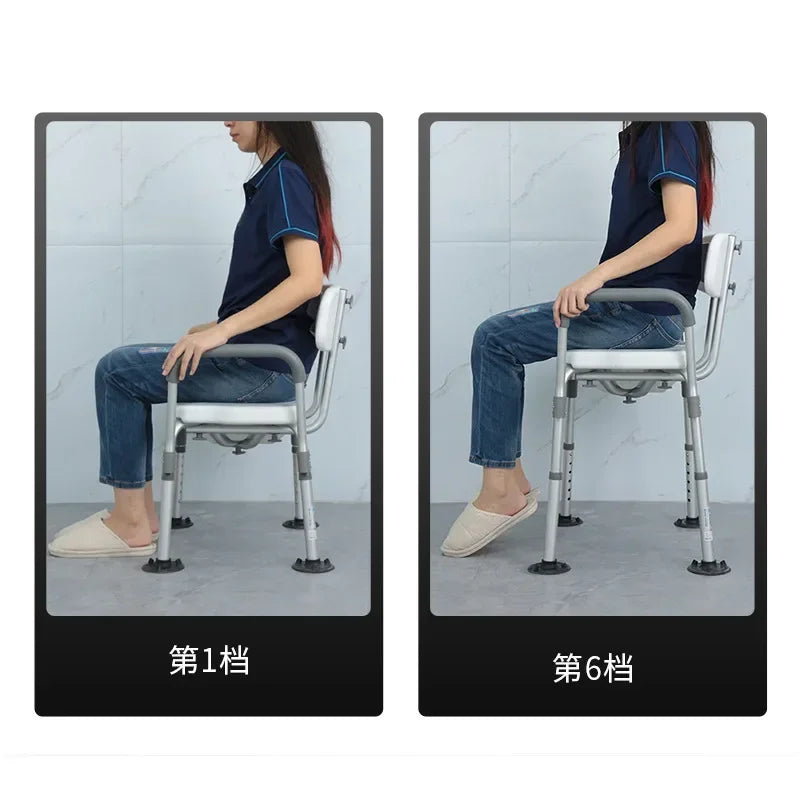 2024 Toilet Chair for the Elderly Bathroom Cabinet Plastic Stool Adult Rocking Chair Home Furniture Scaffolding Footrest Bath Aimak Store
