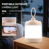 1PCS Genuine Mini LED Camping Atmosphere Light Portable ABS Tent Lamp USB Rechargeable Waterproof for Outdoor Hiking Travel Aimak Store