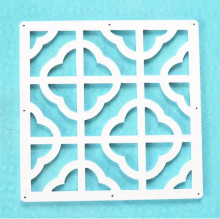 12pcs 29x29cm Hanging Screens Living Room Divider Panels Partition Wall Art Diy Home Decoration White Wood-plastic Aimak Store