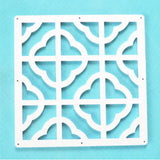 12pcs 29x29cm Hanging Screens Living Room Divider Panels Partition Wall Art Diy Home Decoration White Wood-plastic Aimak Store