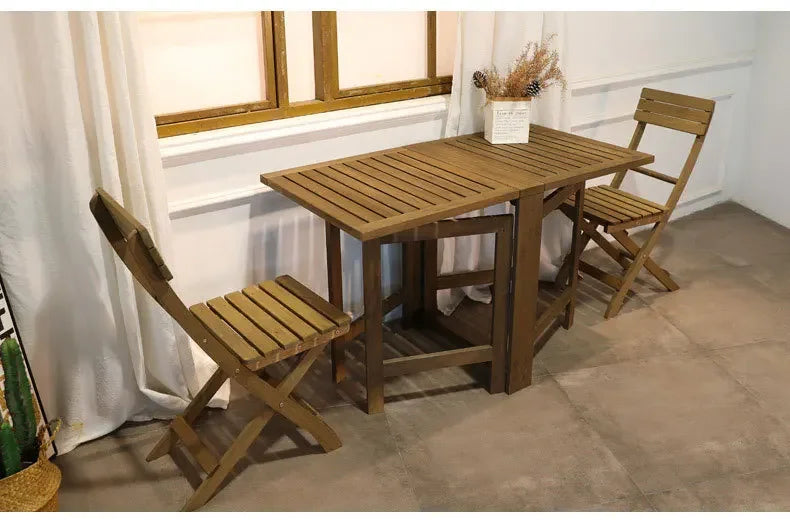 Balcony Leisure Folding Table Home Simple Portable Dining Tables Province Space Rectangular Multi-function Camping Table Aimak Store