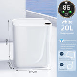 20L Smart Sensor Trash Can With Display Type-C Recharging Automatic Wastebin For Bathroom Kitchen Toilet Wastebasket Smart home Aimak Store