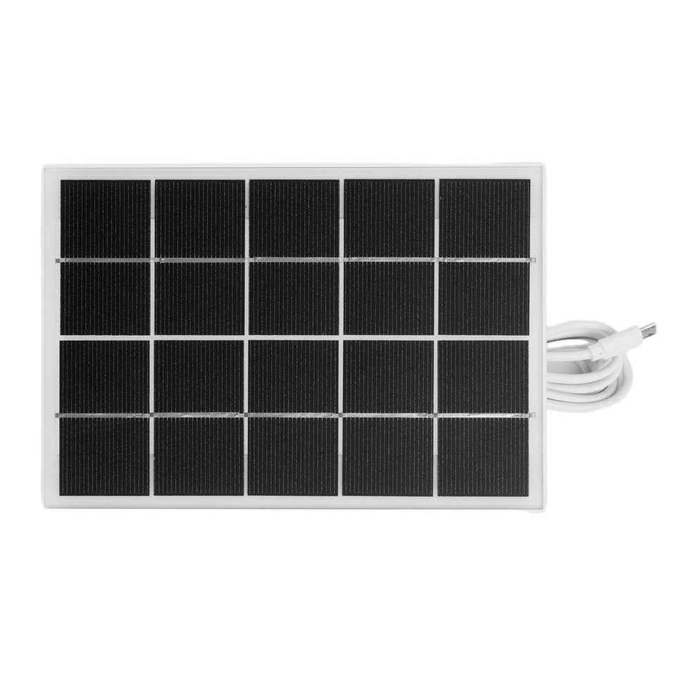 8W 5V Solar Panel Charger Type-c/DC5521 Solar Panel Kit IPX6 Waterproof Outdoor Solar Charger for Security Camera/Home Light Aimak Store