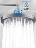 New 6 Modes Large Flow Supercharge Rainfall Shower Head 230mm Round High Pressure Top Spray Rain Showerhead Bathroom Accessories Aimak Store