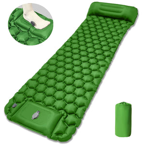 Picnic Mat Ultralight Self-inflating Air Mattress Thicken Sleeping Pad Splicing Inflatable Bed Beach Camping Tent Air Cushion Aimak Store