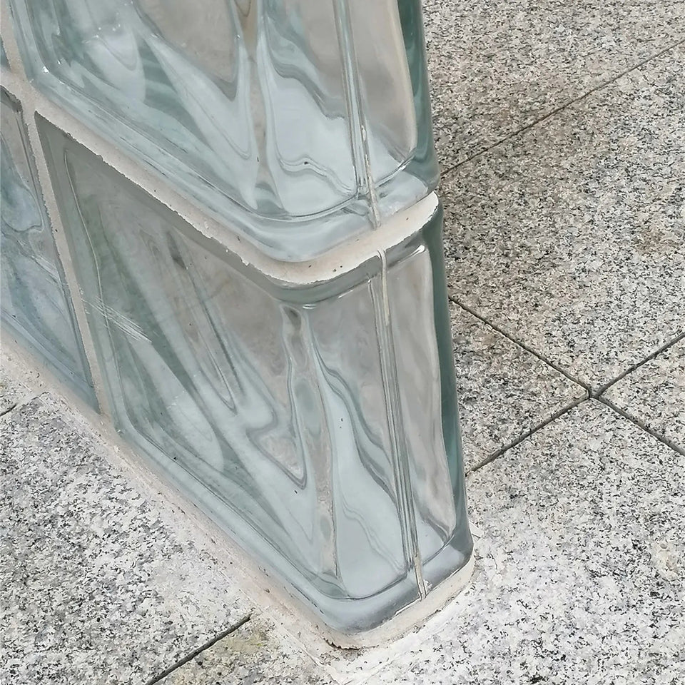 Pack 6 Square Hollow Bricks for Home Decoration, Glass Brick, Screen Room Divider, Office and Hotel Partition Wall, 7.5in(19cm), Aimak Store