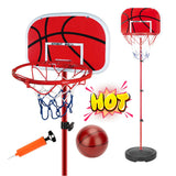 Basketball Goals with Ball and Pump Portable Basketball Hoop Adjustable Portable Basketball Hoop Indoor Outdoor Play for Kids Aimak Store