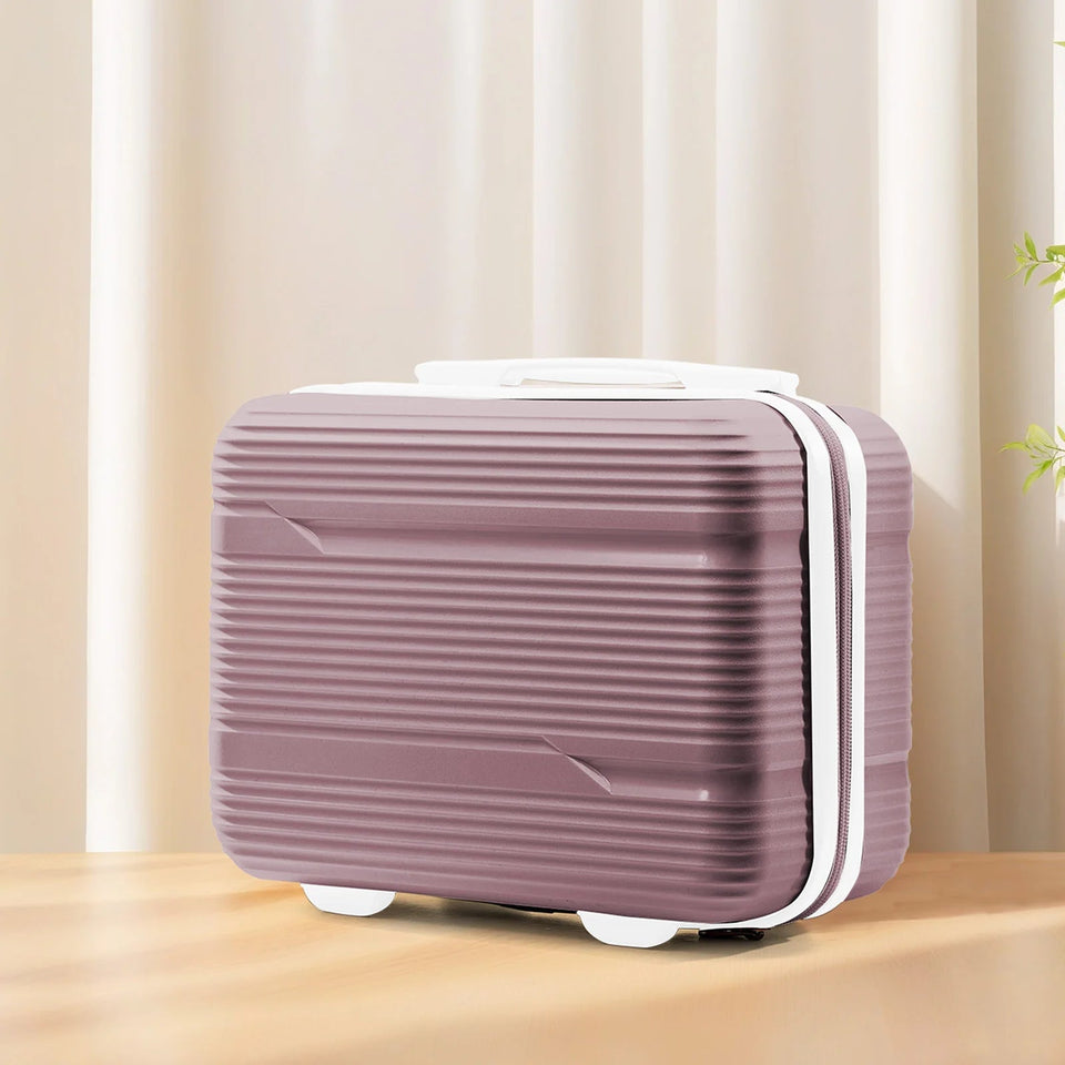 New 13-inch Travel Suitcase Small Carry Make-up Box Luggage Women Girl Mini Storage Handbag Lightweight Travel Case Boarding Bag Aimak Store