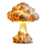 Mushroom Cloud Desk Lamp 3D Explosion Cloud Night Light Handmade Resin Table Lamp for Bedroom Desk Bedside Table Aimak Store