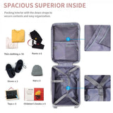 Children's Suitcase with Seat Design Kids Multi-functional Stroller Suitcase Riding and Sitting Carry on Luggage for Travel Aimak Store