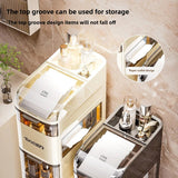 Bathroom crevice wardrobe storage cabinet, bathroom shelf, bathroom toilet storage cabinet, toilet side storage cabinet Aimak Store