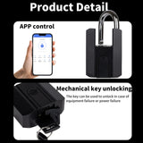 Smart Fingerprint Padlock Keyless Security Password Locker Anti-Theft TTLOCK/Tuya APP Controls Biometric Thumbprint Door Lock Aimak Store