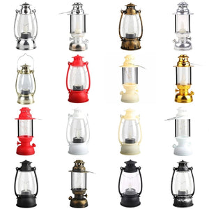 Vintage Lantern Battery Operated Hanging Light Retro Antique LED Oil Lamp for Christmas Indoor Outdoor Garden Aimak Store