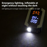 7 in 1 Car Tyre Inflator Inflatable Pump Electric Pump Car Jump Starter Battery Starting Portable Air Compressor Emergency Power Aimak Store