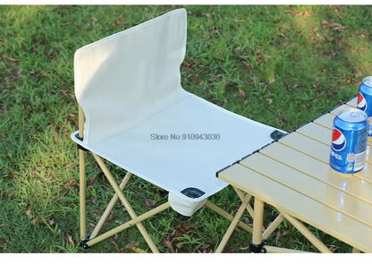 Portable Outdoor Table and Chair Set Folding Picnic Table Self-driving Camping Table Aluminum Alloy Car Egg Roll Table