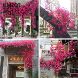 Bougainvillea Artificial Flower Silk Fake Flower Wedding Home Decor Garden Engineering Landscaping Plants Garland Flower Wall Aimak Store