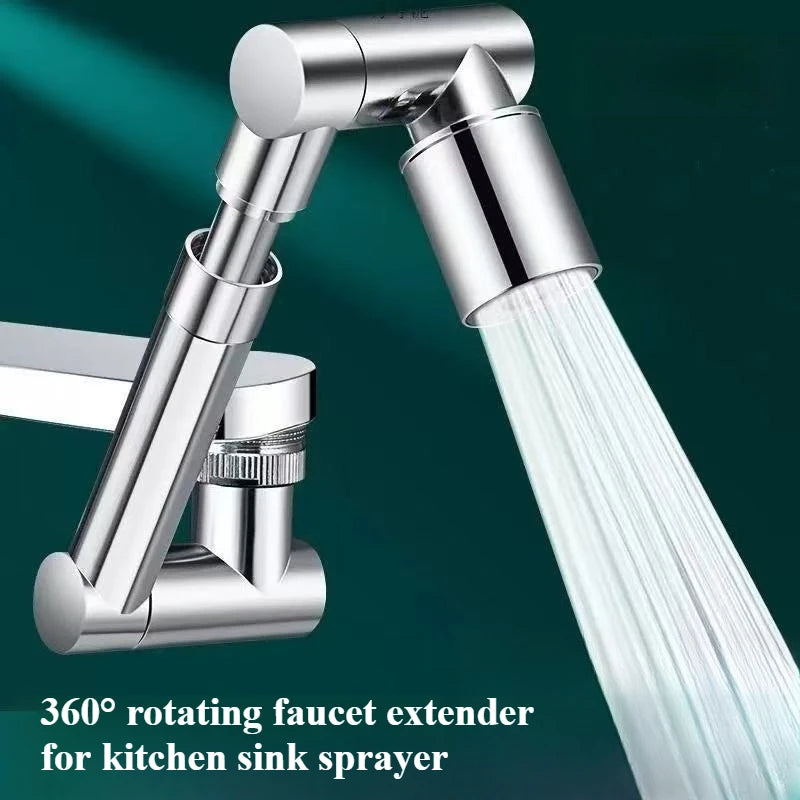 360° Swivel Faucet Extender, Water Saving Tap Sprayer with 3 Modes, for Kitchen, Bathroom Sink, RV Camper & Home Use Aimak Store