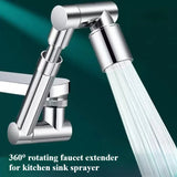 360° Swivel Faucet Extender, Water Saving Tap Sprayer with 3 Modes, for Kitchen, Bathroom Sink, RV Camper & Home Use Aimak Store