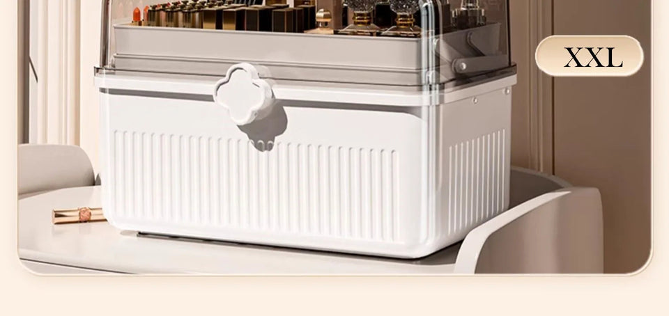 Art Craft Organizer Storage Box with 3 Layers Plastic Tool Box with Handle for Sewing Cosmetic Storage Box Portable Medicine Box Aimak Store