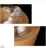 20ML Wooden Glass Aromatherapy Pure Essential Oils Diffuser Waterless Aroma Diffuser Air Nebulizer Household Humidifier For Home Aimak Store