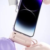 5000/10000/20000mAh 2IN1 Mini Power Bank Pocket External Battery Plug Portable Power Bank For iPhone Huawei Fast Charging Outdoo Aimak Store