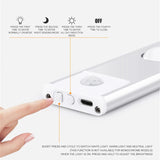 LED Motion Sensor Wireless Ultra Thin Night Light USB LED Wine cooler Light For Kitchen Cabinet Bedroom Wardrobe Indoor Lighting Aimak Store