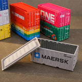 New Container Mini Iron Box Small Container Model Storage Box Creative Desktop Ornament Storage Rack Multi-Functional Metal Box Aimak Store